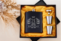Birthday Whisky Flask Set
