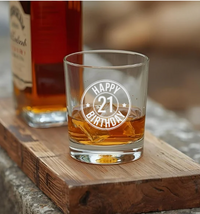 Birthday Engraved Whisky Tumbler
