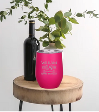 Birthday Wine Tumbler