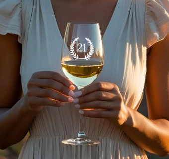 Birthday Engraved Wine Glass