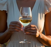 Birthday Engraved Wine Glass