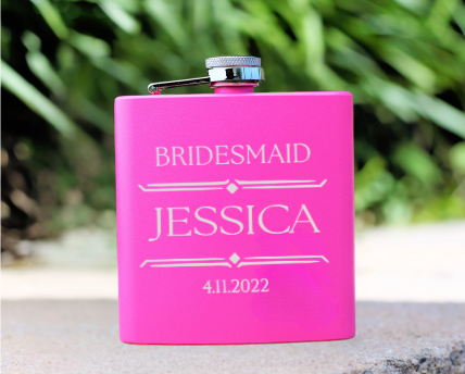 Bridesmaid Whisky Flask