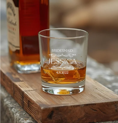 Bridesmaid Engraved Whisky Tumbler