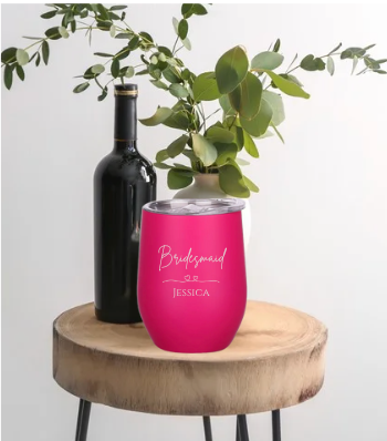 Bridesmaid Wine Tumbler
