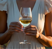 Bridesmaid Engraved Wine Glass