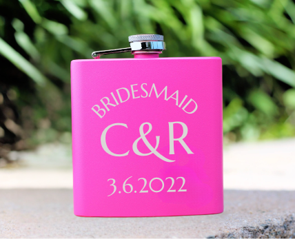 Bridesmaid Whisky Flask