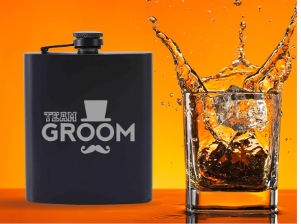 Bucks Whisky Flask