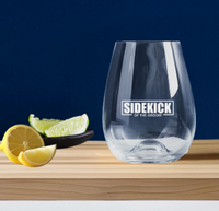 Bucks Party Engraved Stemless Wine Glass