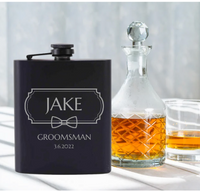 Groomsmen Whisky Flask