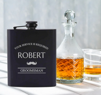 Groomsmen Whisky Flask