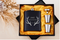 Groomsmen Whisky Flask Set