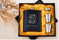 Groomsmen Whisky Flask Set