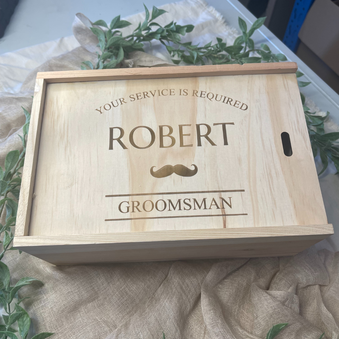 Groomsmen Proposal Box