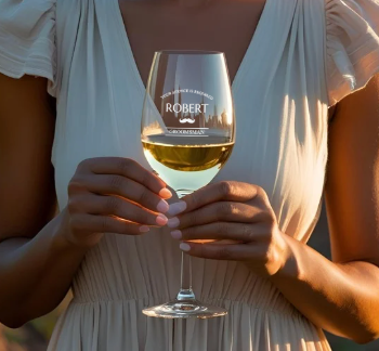Groomsmen Engraved Wine Glass