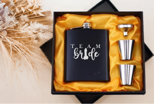 Hens Party Whisky Flask Set