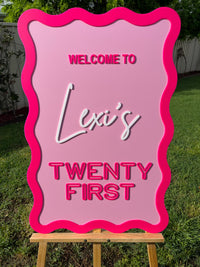 Birthday Party Sign - Lexi Design
