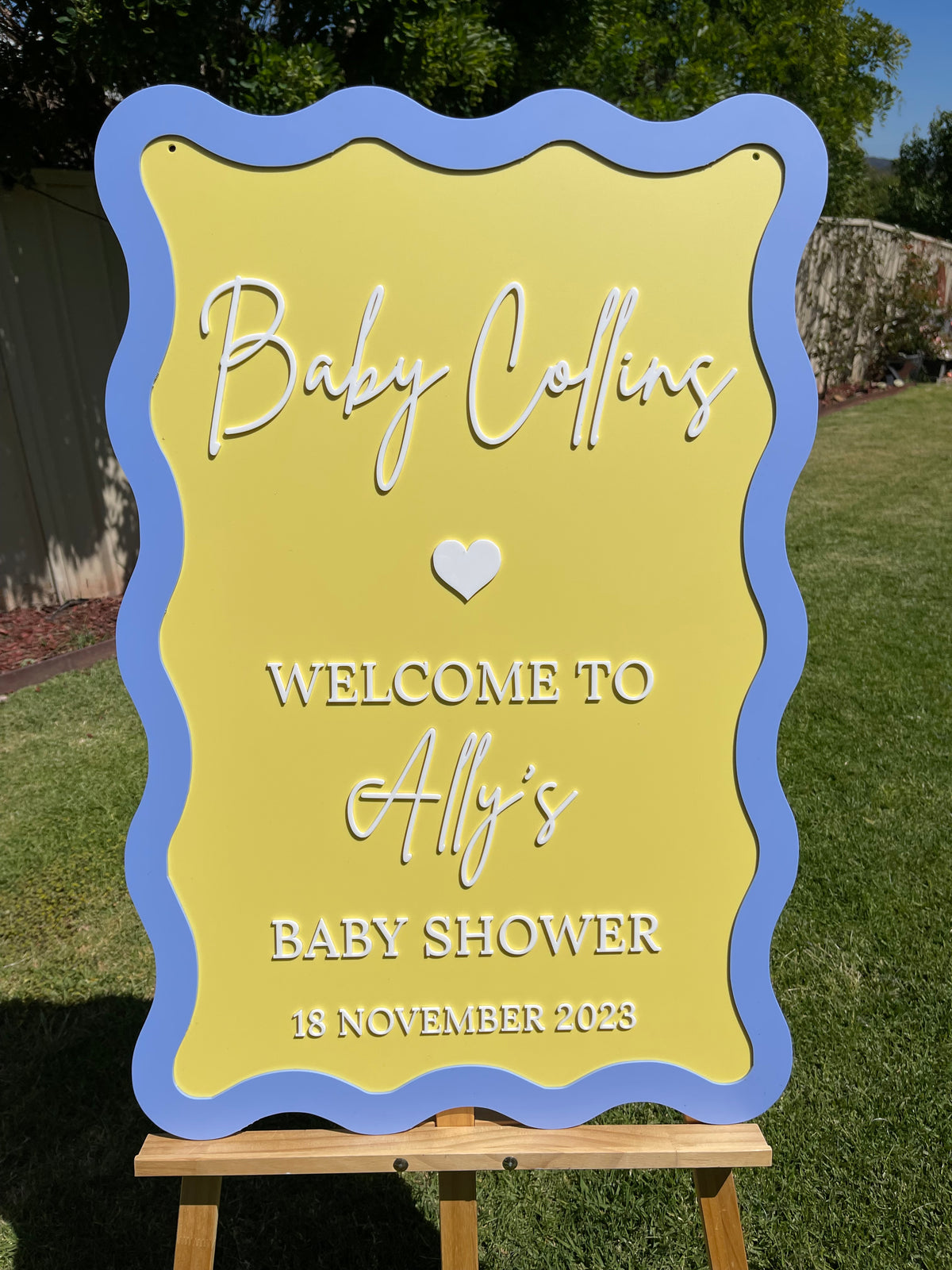 Baby Shower Sign - Baby Collins Design