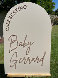 Baby Shower Sign - Celebrating Design