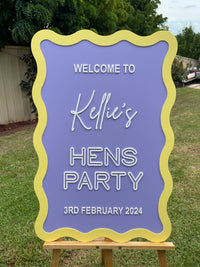 Hens Party Sign – Emily Hen’s Party Design