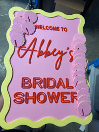 Hens Party Sign – Bridal Shower Design