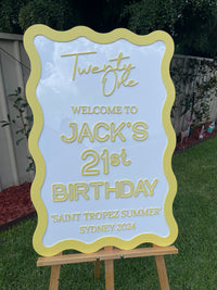 Birthday Party Sign - Jack Design