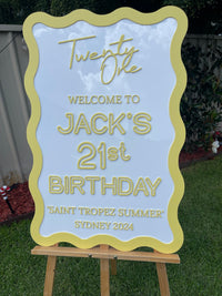 Birthday Party Sign - Jack Design