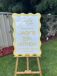 Birthday Party Sign - Jack Design