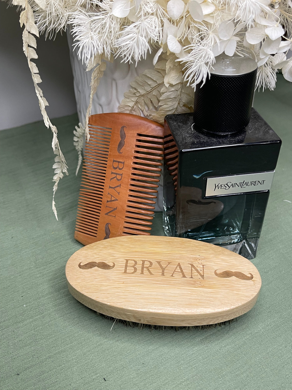 Beard Brush & Comb Set