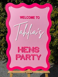 Hens Party Sign – Emily Hen’s Party Design