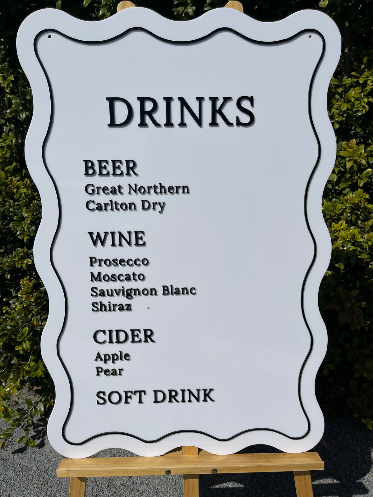 Bar & Menu Sign – Drinks Design