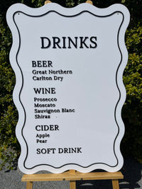 Bar & Menu Sign – Drinks Design