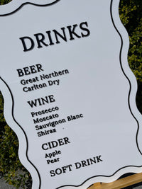 Bar & Menu Sign – Drinks Design