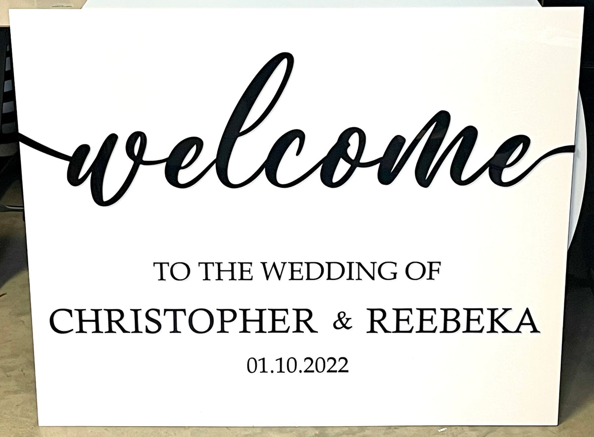 Welcome Sign – Christopher Design
