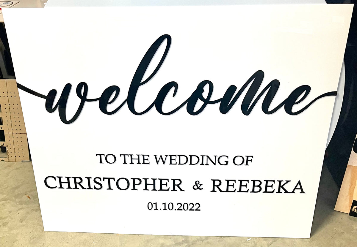 Welcome Sign – Christopher Design