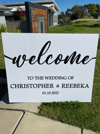 Welcome Sign – Christopher Design