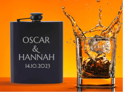 Wedding Whisky Flask