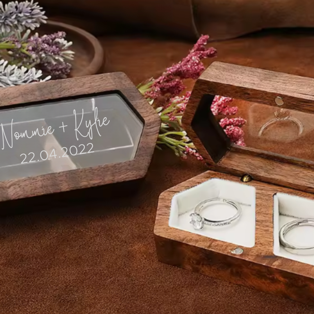 Ring Box – Double Rectangle Design