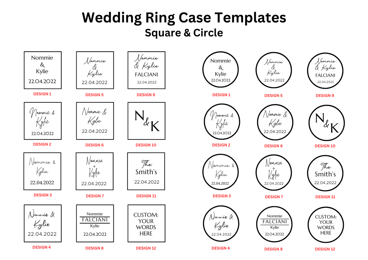 Ring Box – Square Design
