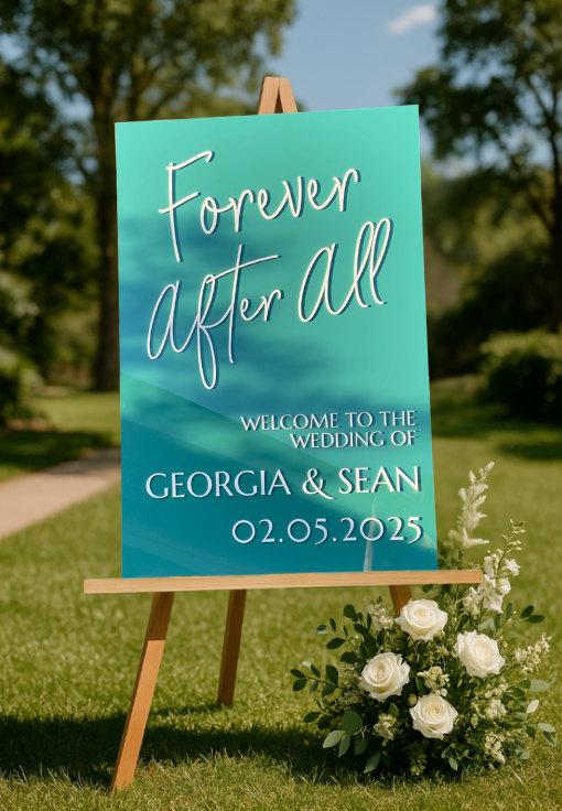 Welcome Sign – Forever After All Design