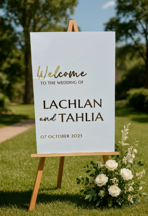 Welcome Sign – Lachlan Design