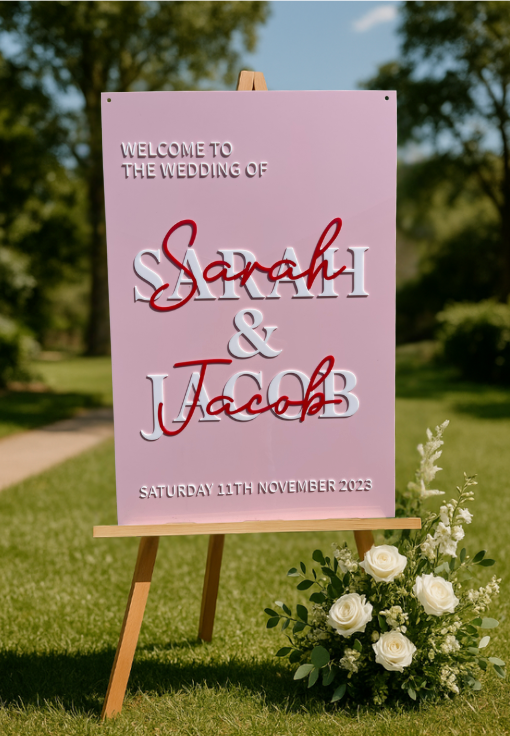 Welcome Sign – Sarah Design