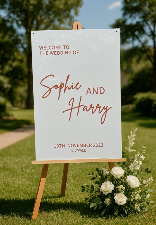 Welcome Sign – Sophie Design