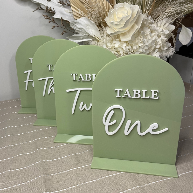 Table Numbers