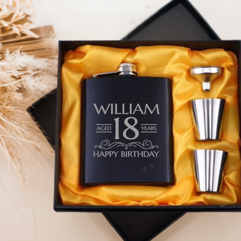 Whisky Flask Set