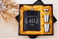 Birthday Whisky Flask Set