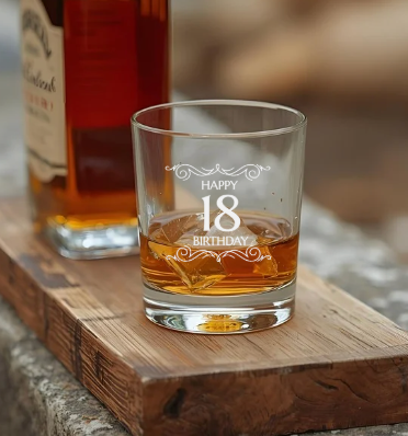 Birthday Engraved Whisky Tumbler