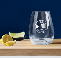 Birthday Engraved Stemless Wine Glass