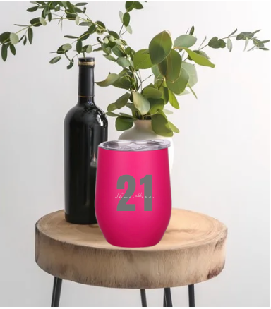 Birthday Wine Tumbler