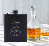 Birthday Whisky Flask