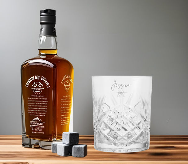 Bridesmaid Engraved Bond Whisky Glass